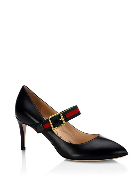 gucci sylvie leather pumps.